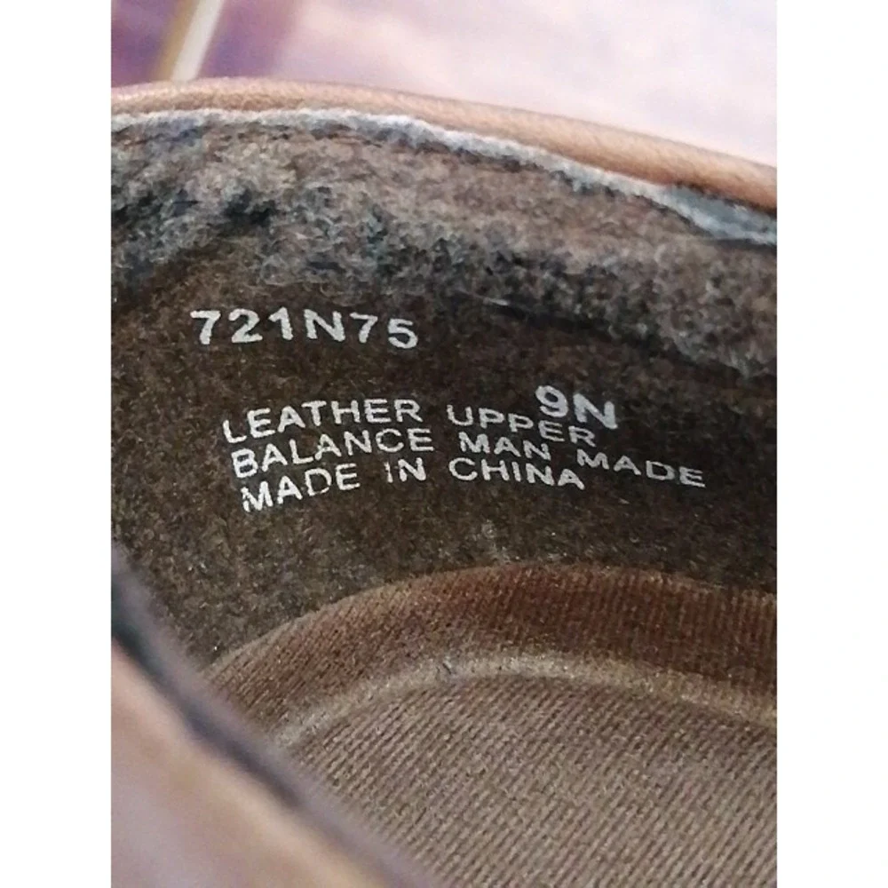 Naturalizer Shoes Loafers Womens Brown 9 Narrow Leather Walking Stretch 721N75